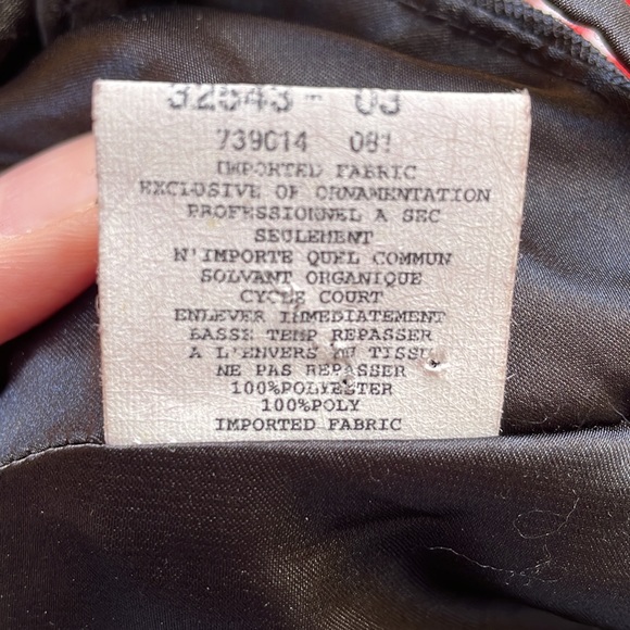 Vintage Jessica McClintock Gunne Sax black bubble mini dress Size 3 - Picture 6 of 7